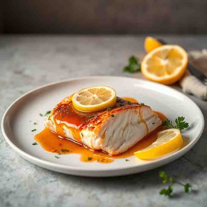 Easy Maple Salmon with Lemon - Baked Arctic Char Recipe